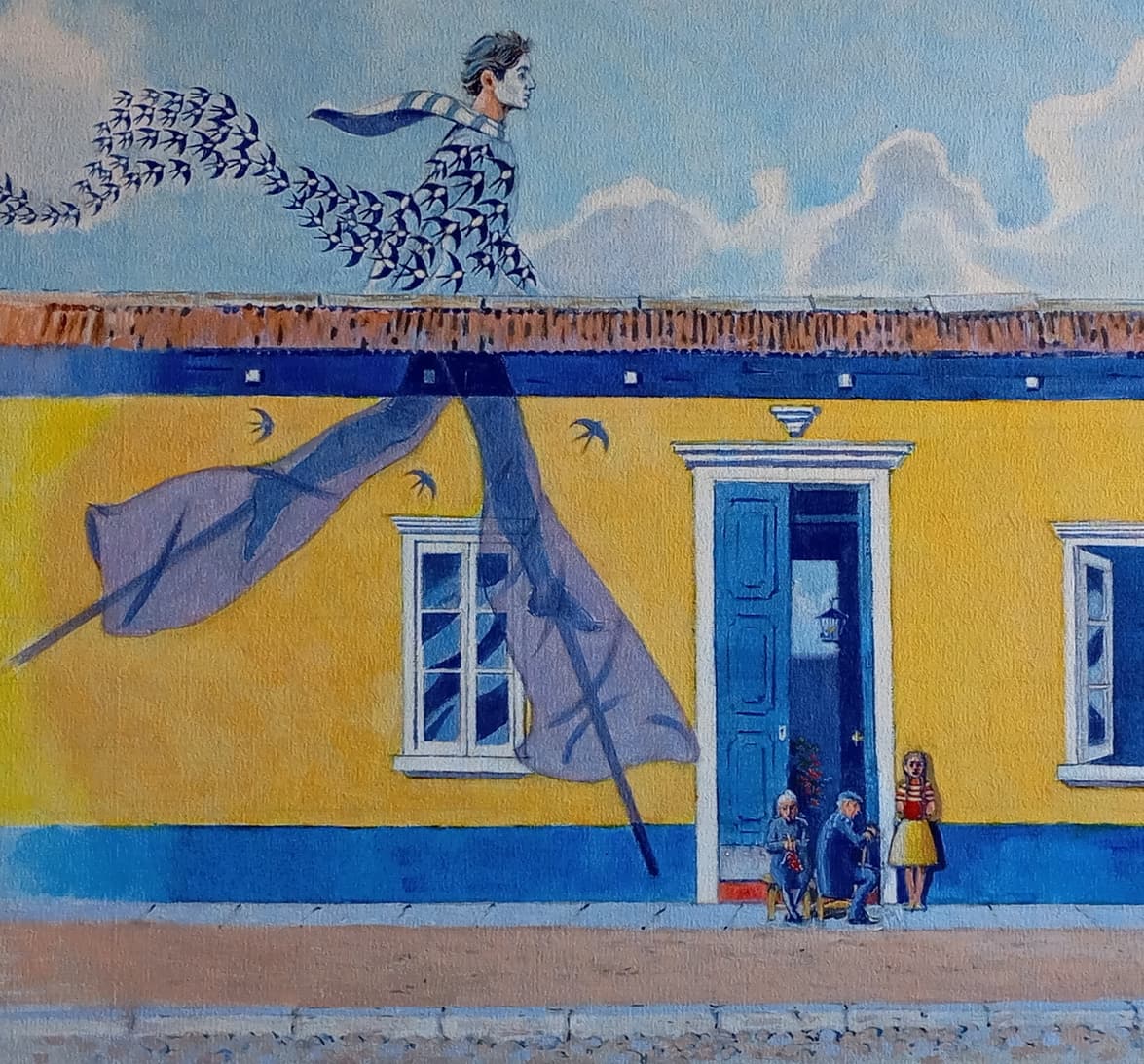 The wings of the evening by Jaime Castro Santoro