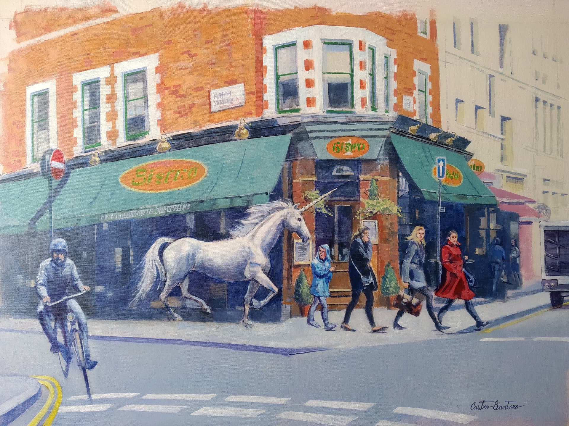Arriving in London by Jaime Castro Santoro