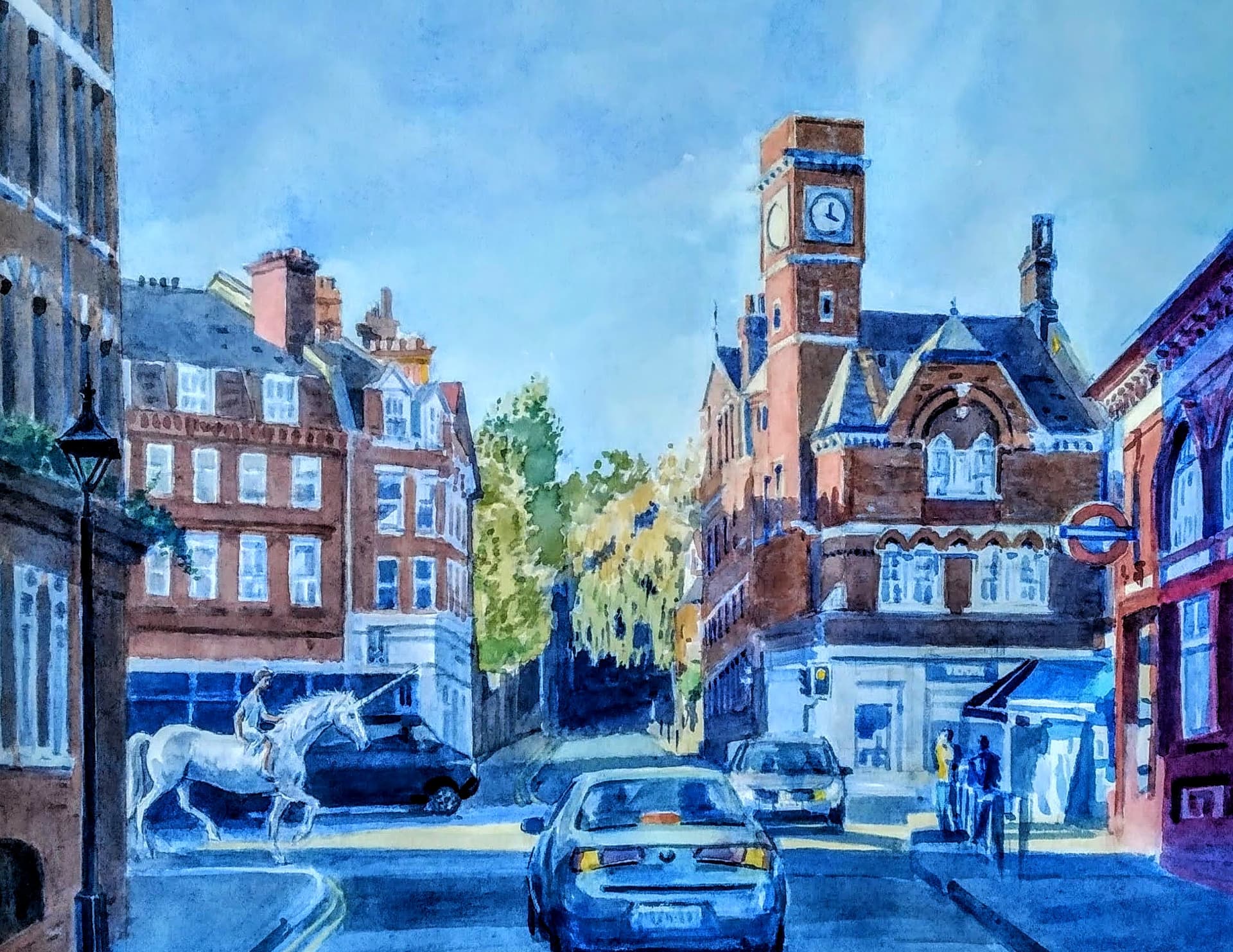 Sunset in Hampstead by Jaime Castro Santoro